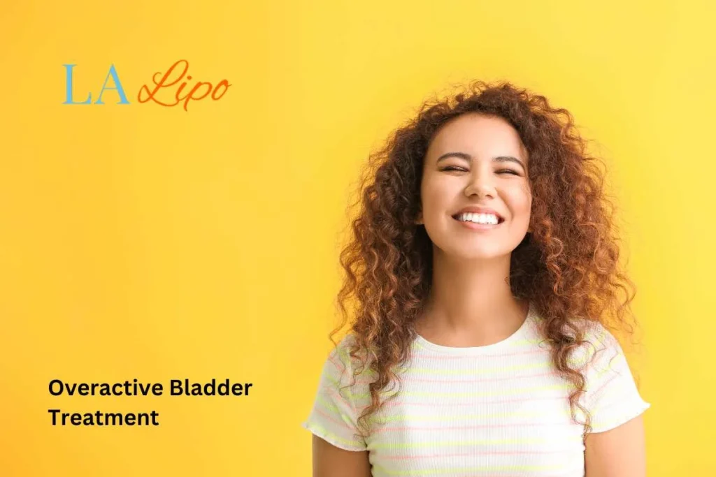 woman smiling about overactive bladder treatment Beckton solutions
