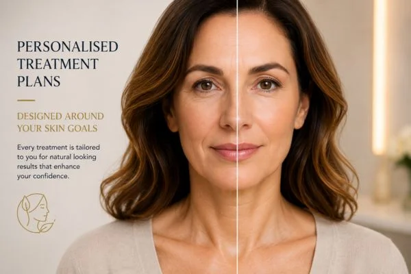 Before and after results of Collagen Lift Therapy Beckton