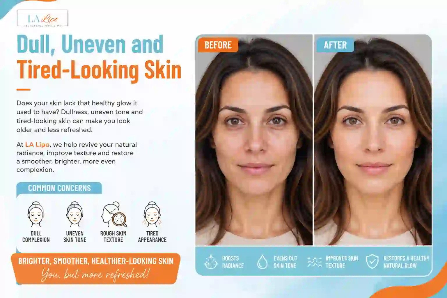Sign #5: Dull, Uneven and Tired-Looking Skin Beckton